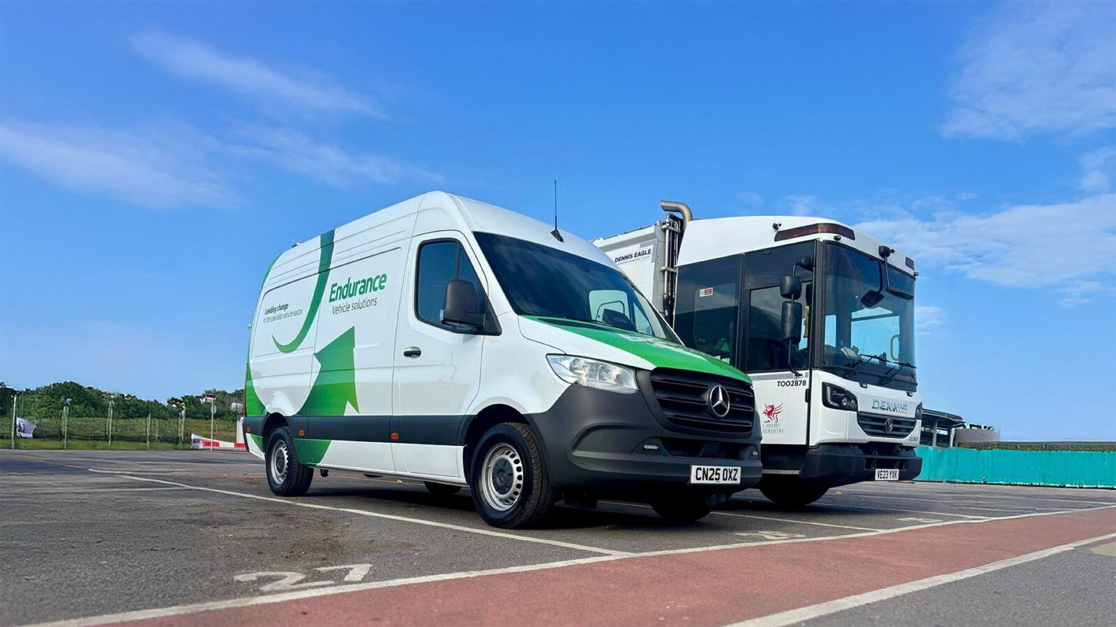 Endurance's newly designed Sprinter vans.
