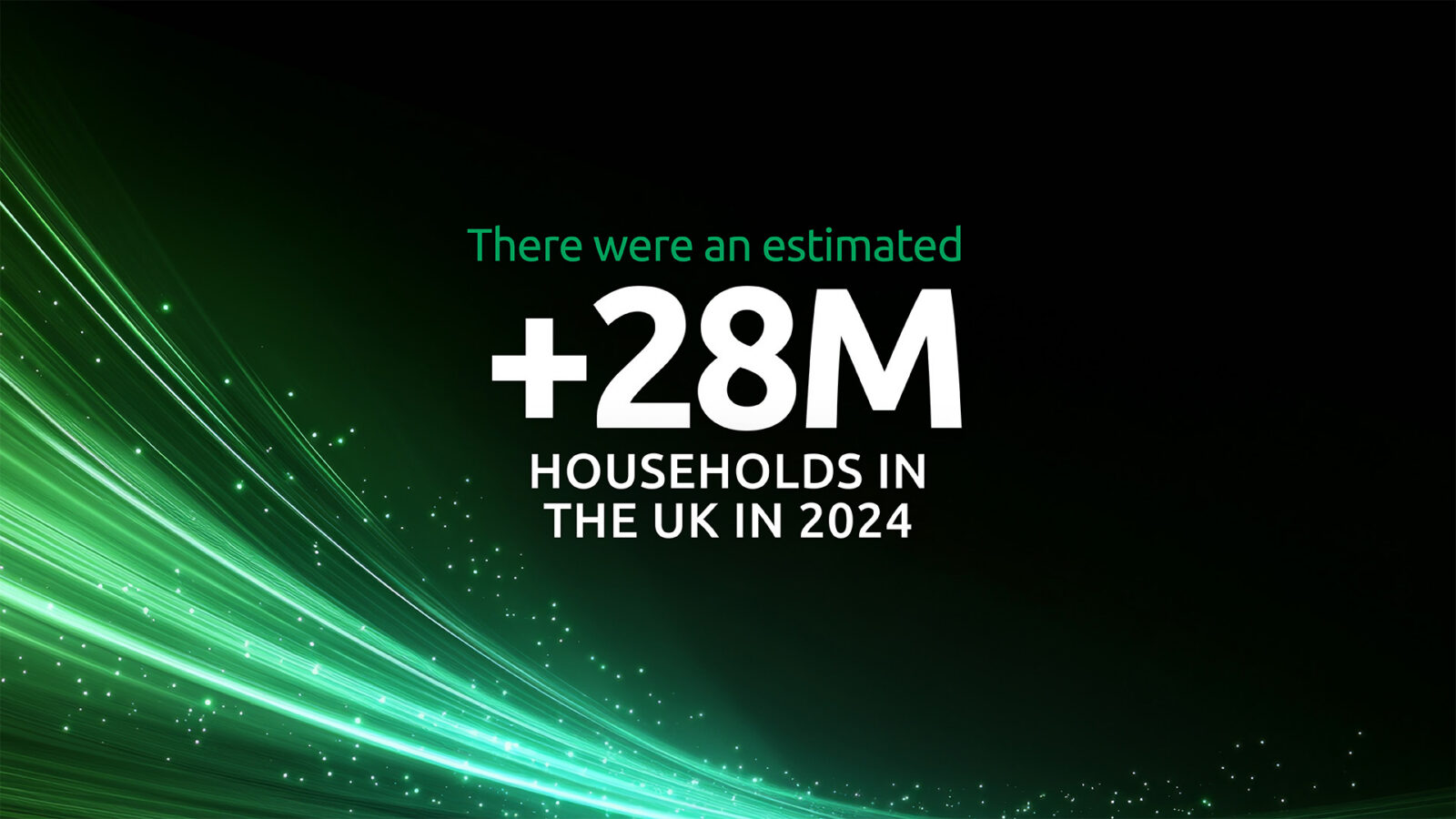 There were an estimated +28M households in the UK in 2024.
